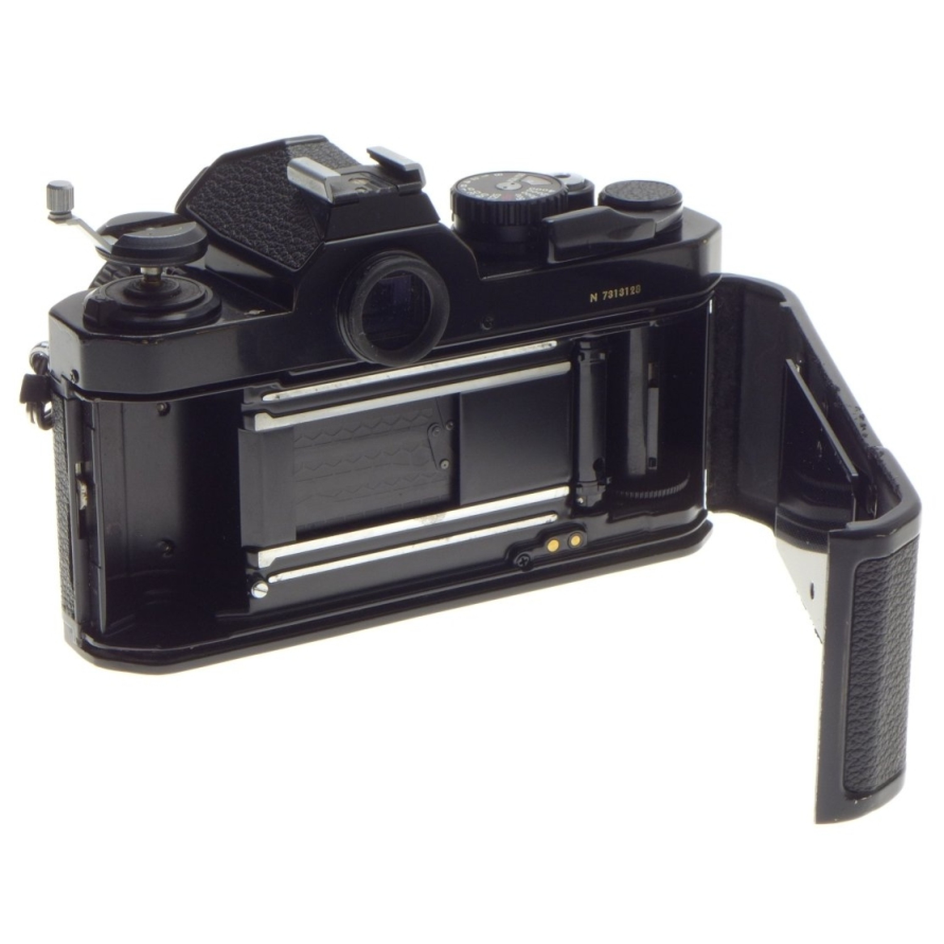 Nikon fm2 black paint slr 35mm film camera body nikkor 50mm 1:1.8 lens